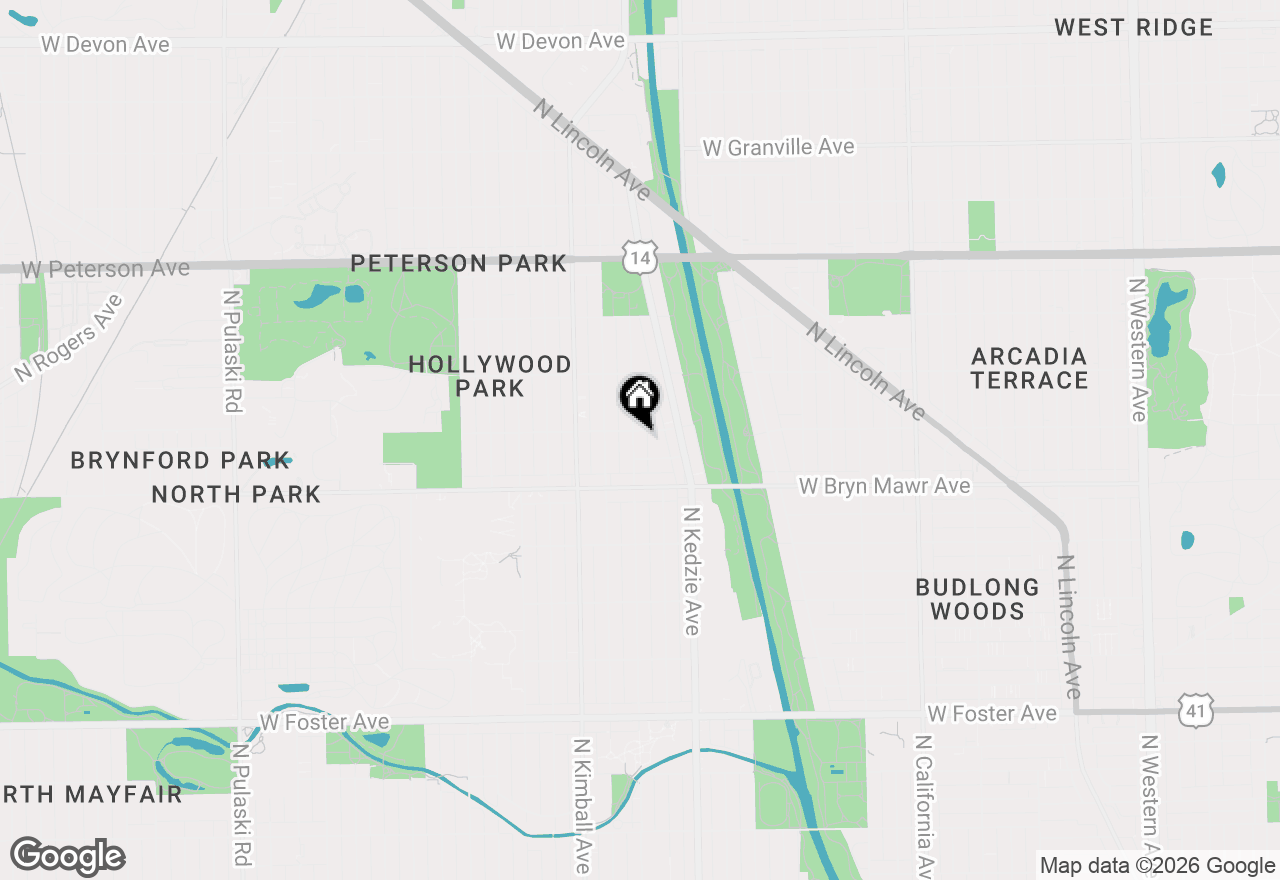 Map of 5653 N Spaulding Avenue #3E, Chicago, IL 60659