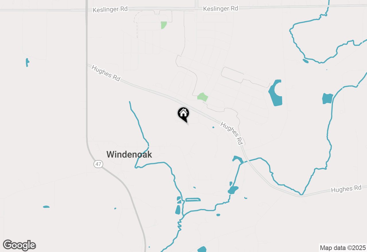 Map of 833 Carolyn Court, Elburn, IL 60119