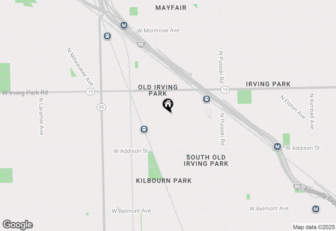 Map of 3817 N Lowell Avenue, Chicago, IL 60641