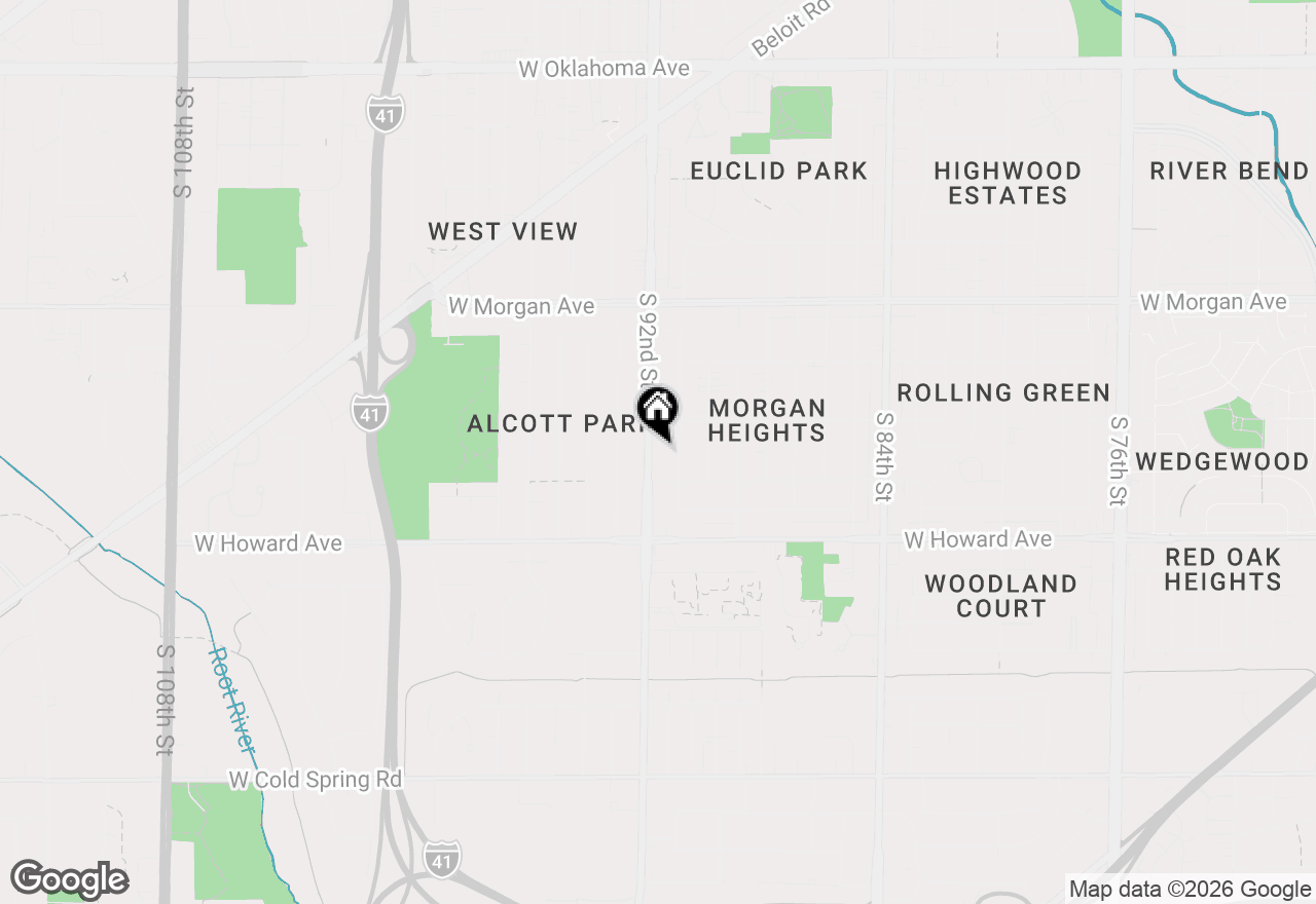 Map of 3740 S 92nd St, Milwaukee, WI 53228