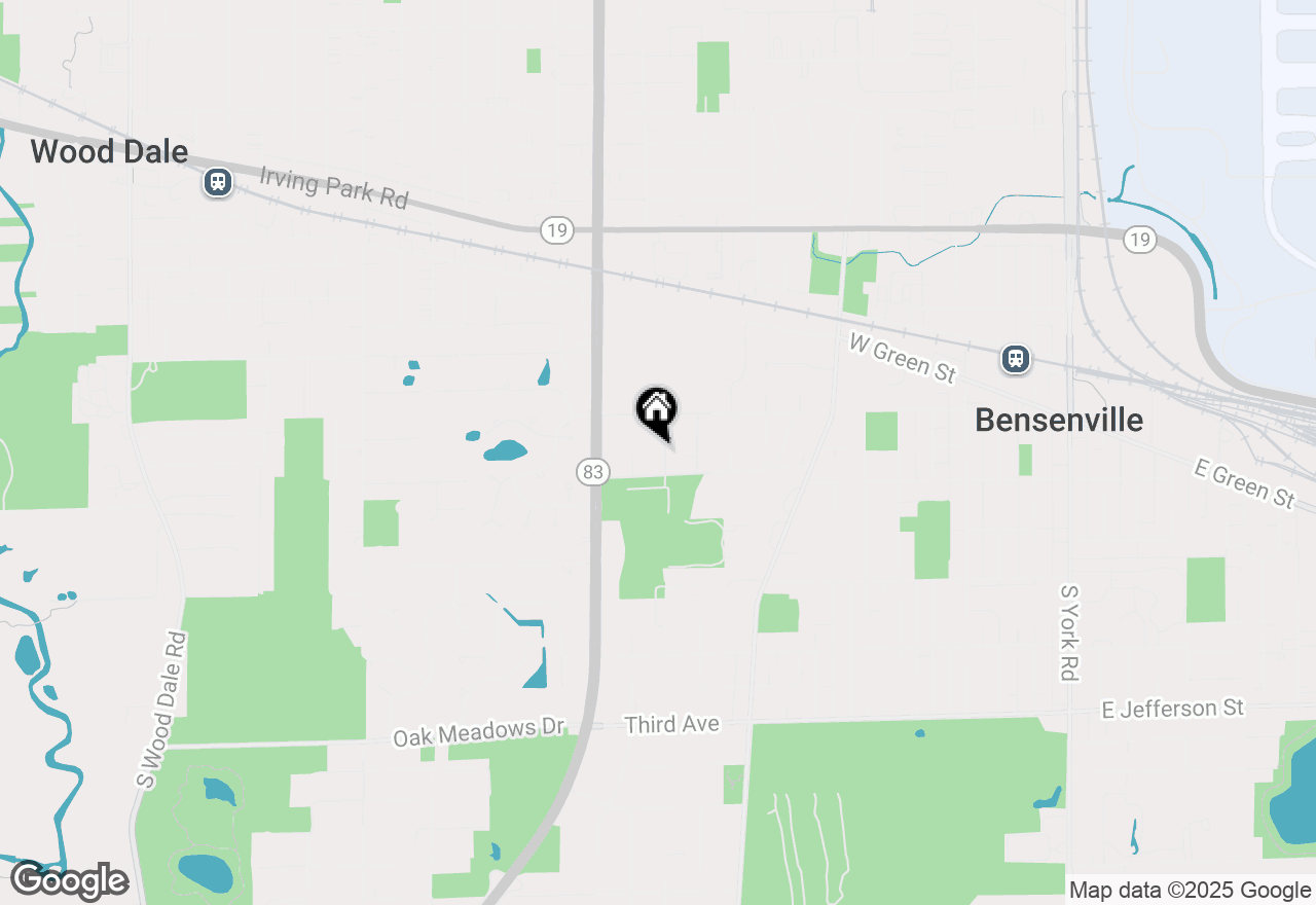 Map of 172 Ridgewood Avenue, Bensenville, IL 60106