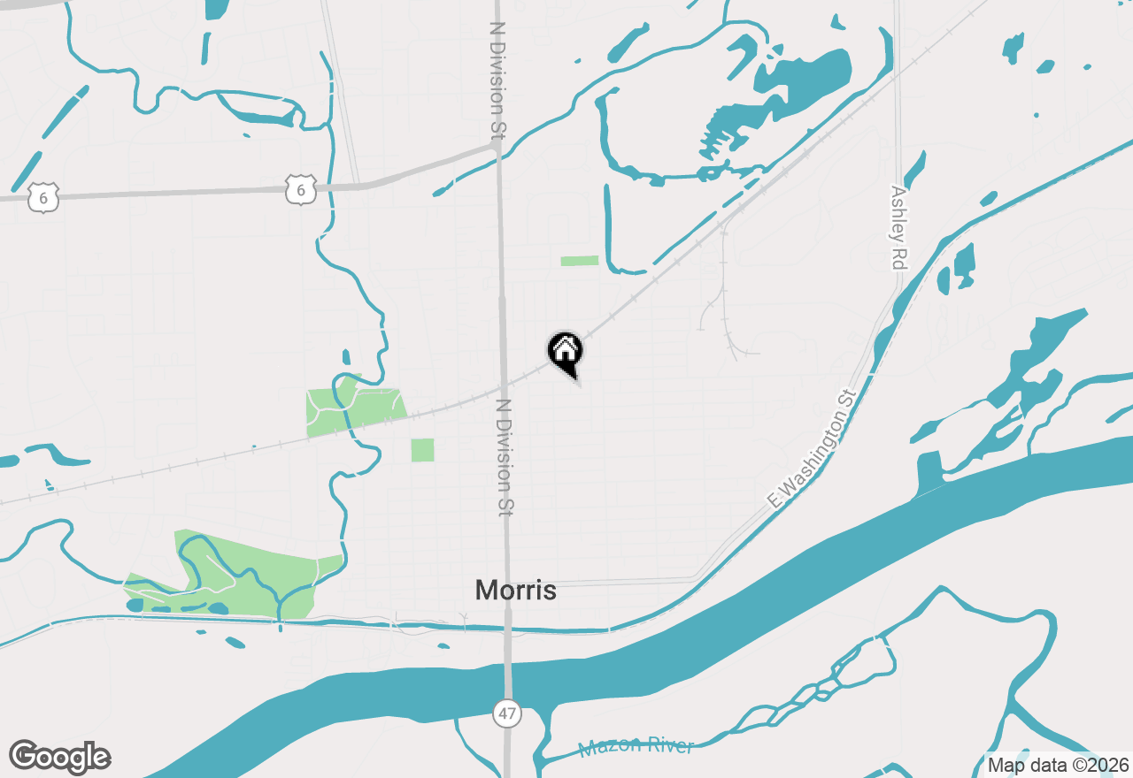 Map of 511 Armstrong Street, Morris, IL 60450