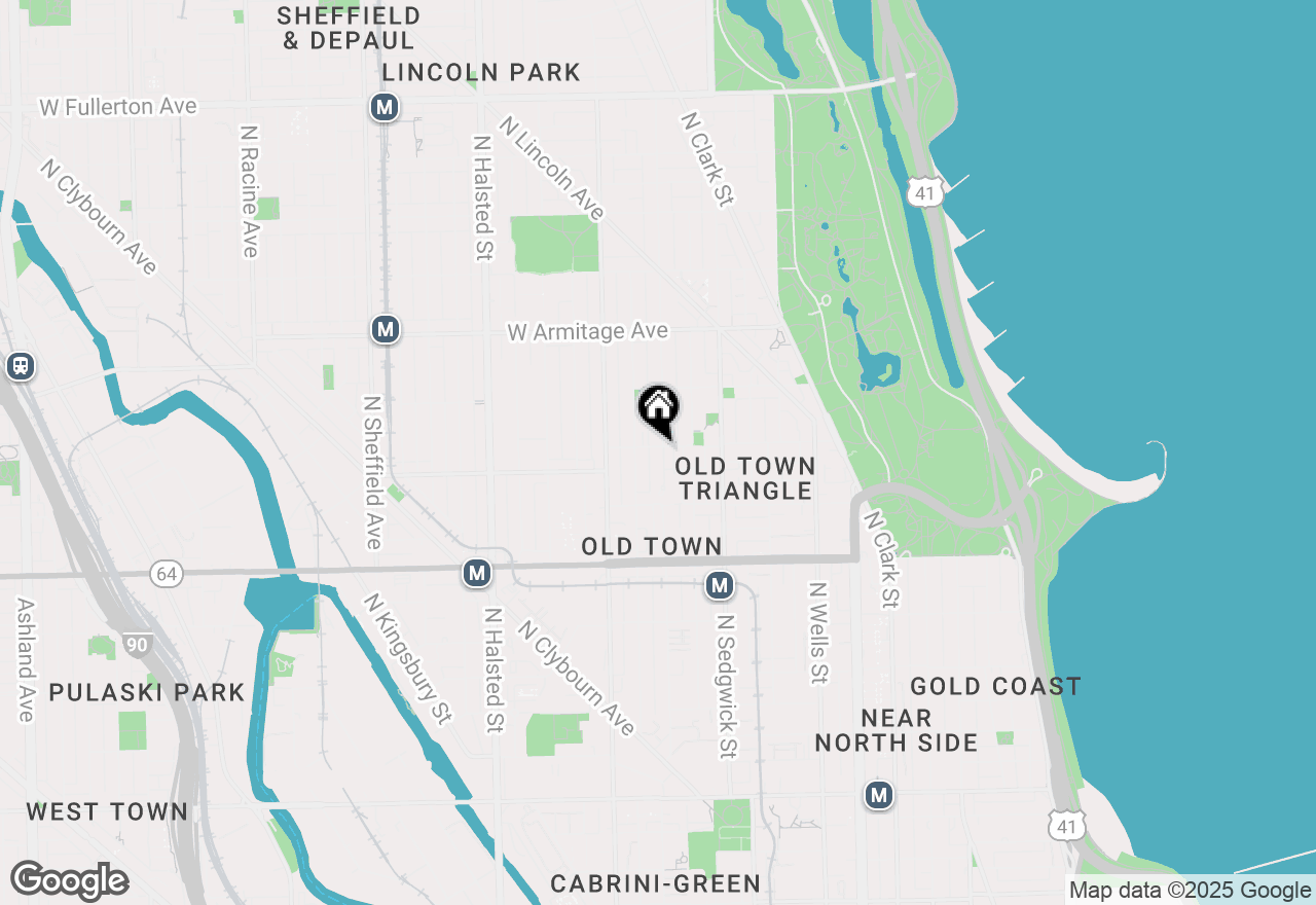 Map of 505 W Menomonee Street, Chicago, IL 60614