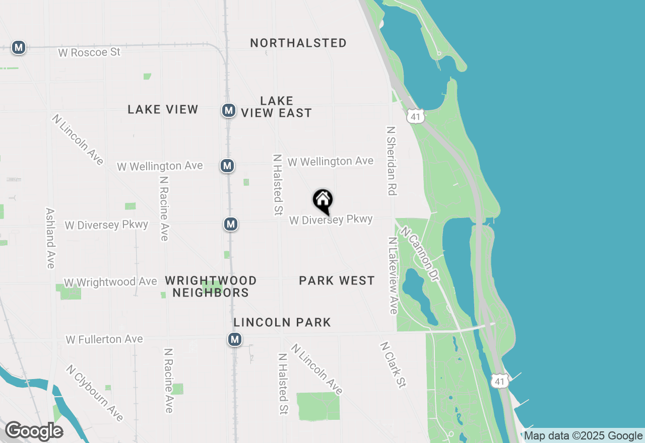Map of 639 W Diversey Parkway, Chicago, IL 60614