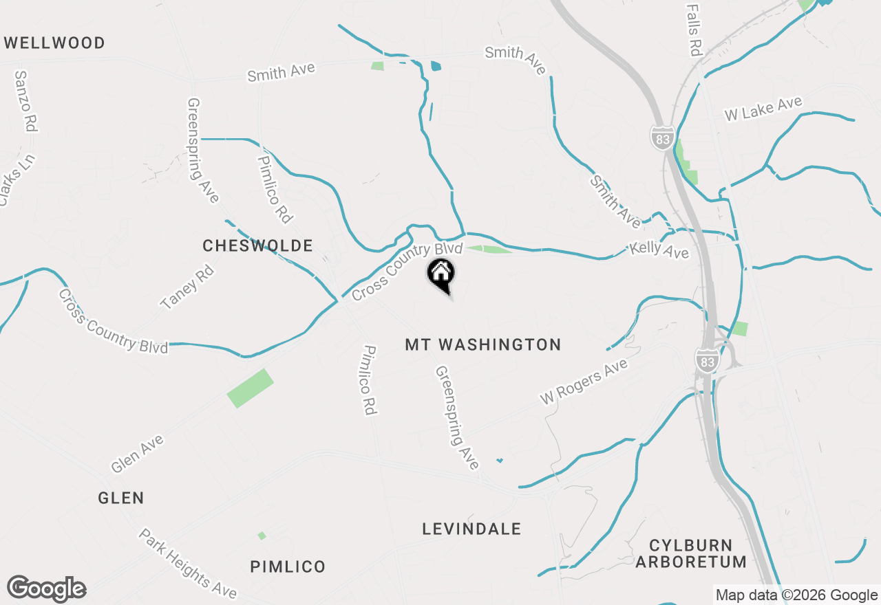 Map of 2205 Arden Road, Baltimore, MD 21209