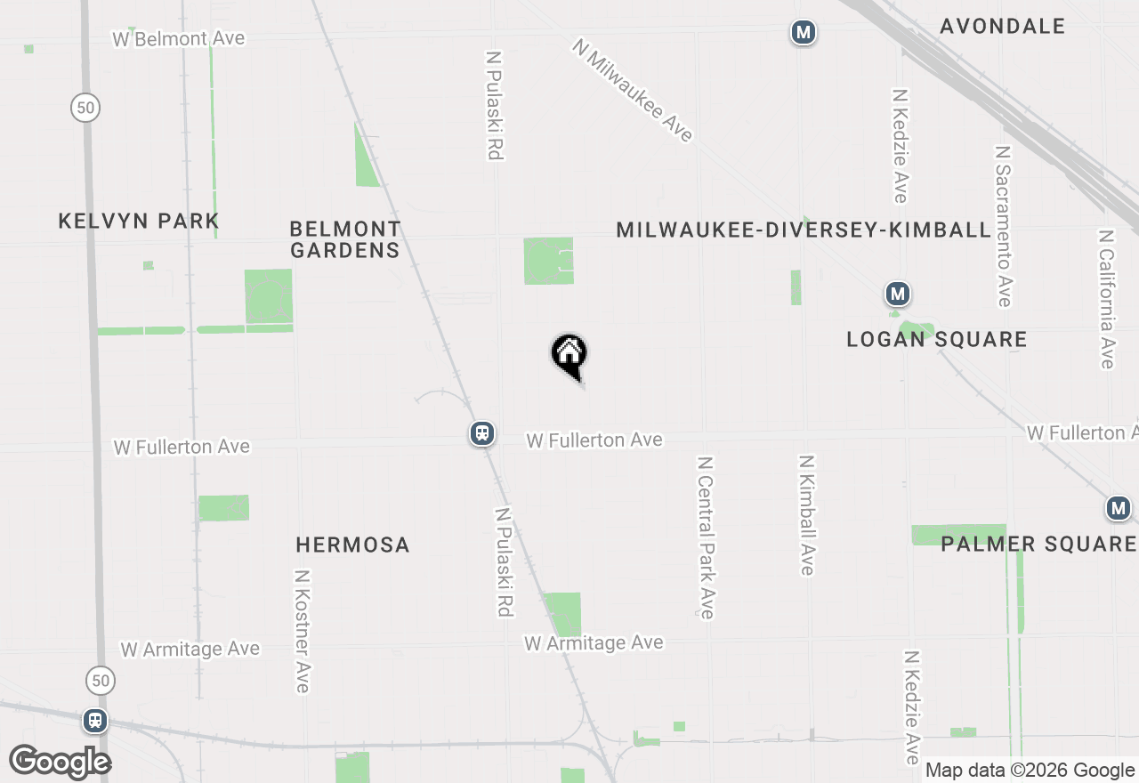 Map of 3841 W Altgeld Street #3, Chicago, IL 60647