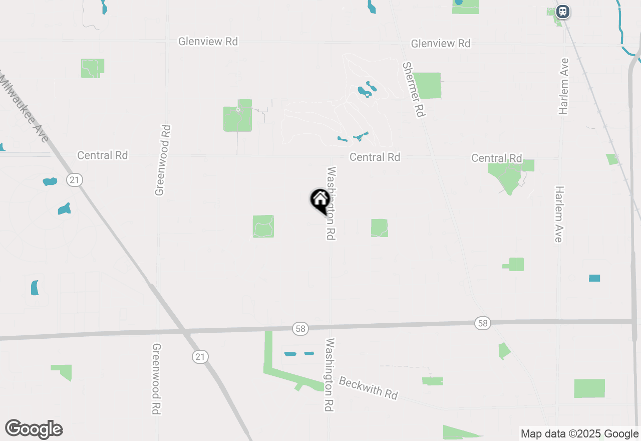 Map of 2724 Norwood Terrace, Glenview, IL 60025