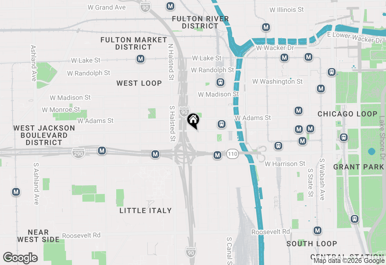 Map of 701 W Jackson Boulevard #102, Chicago, IL 60661