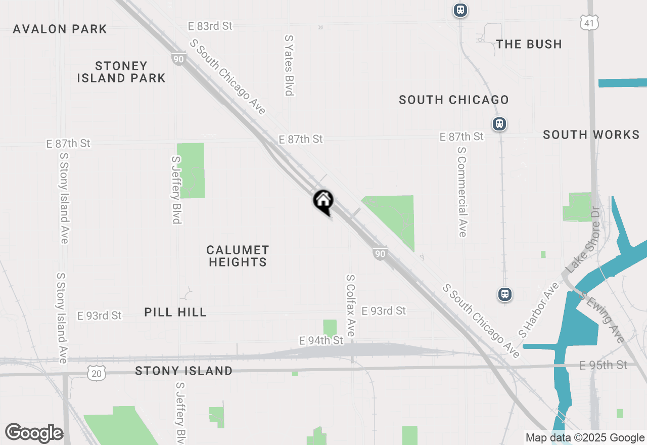 Map of 8955 S Essex Avenue, Chicago, IL 60617