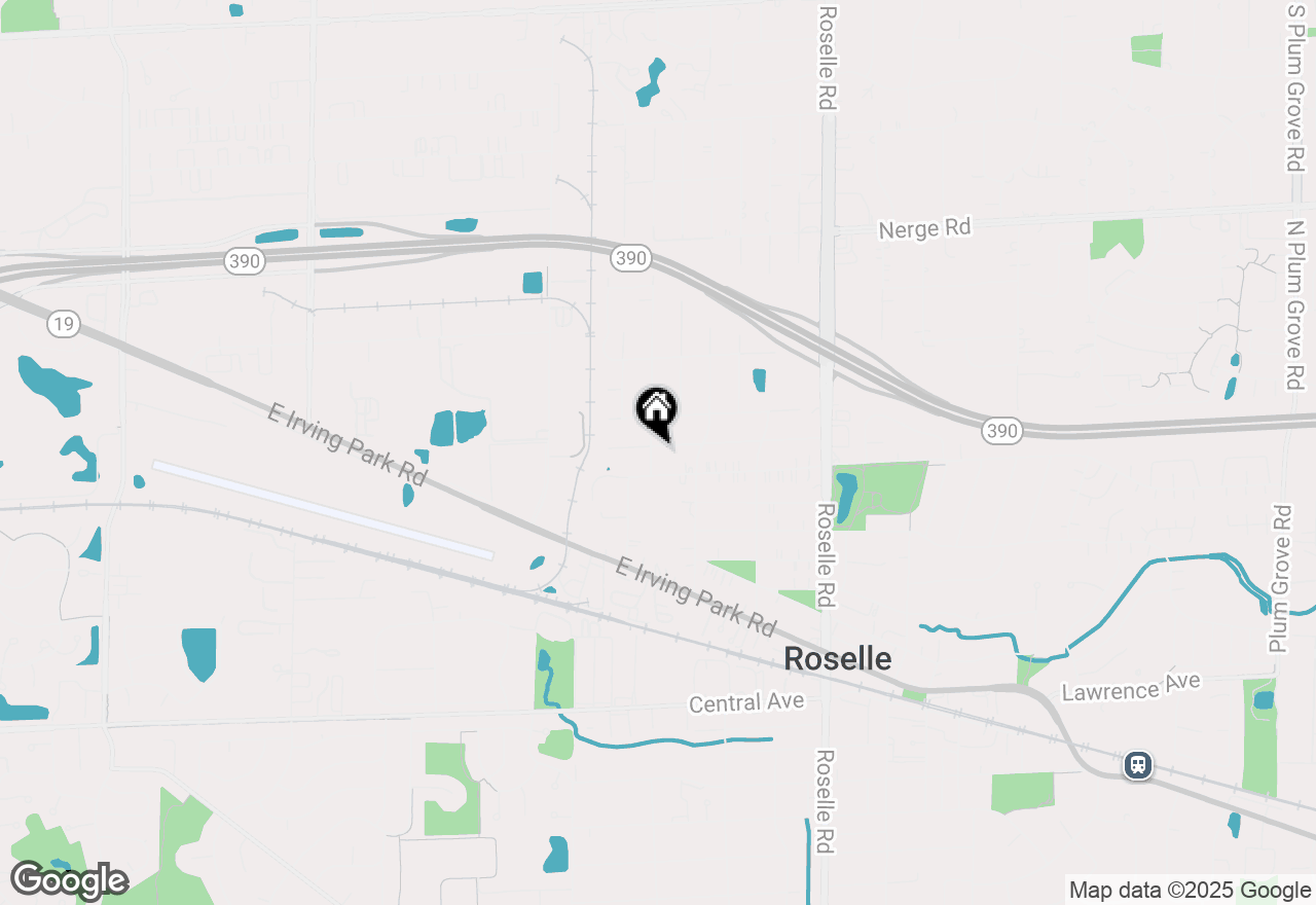 Map of 235 Schreiber Avenue, Roselle, IL 60172