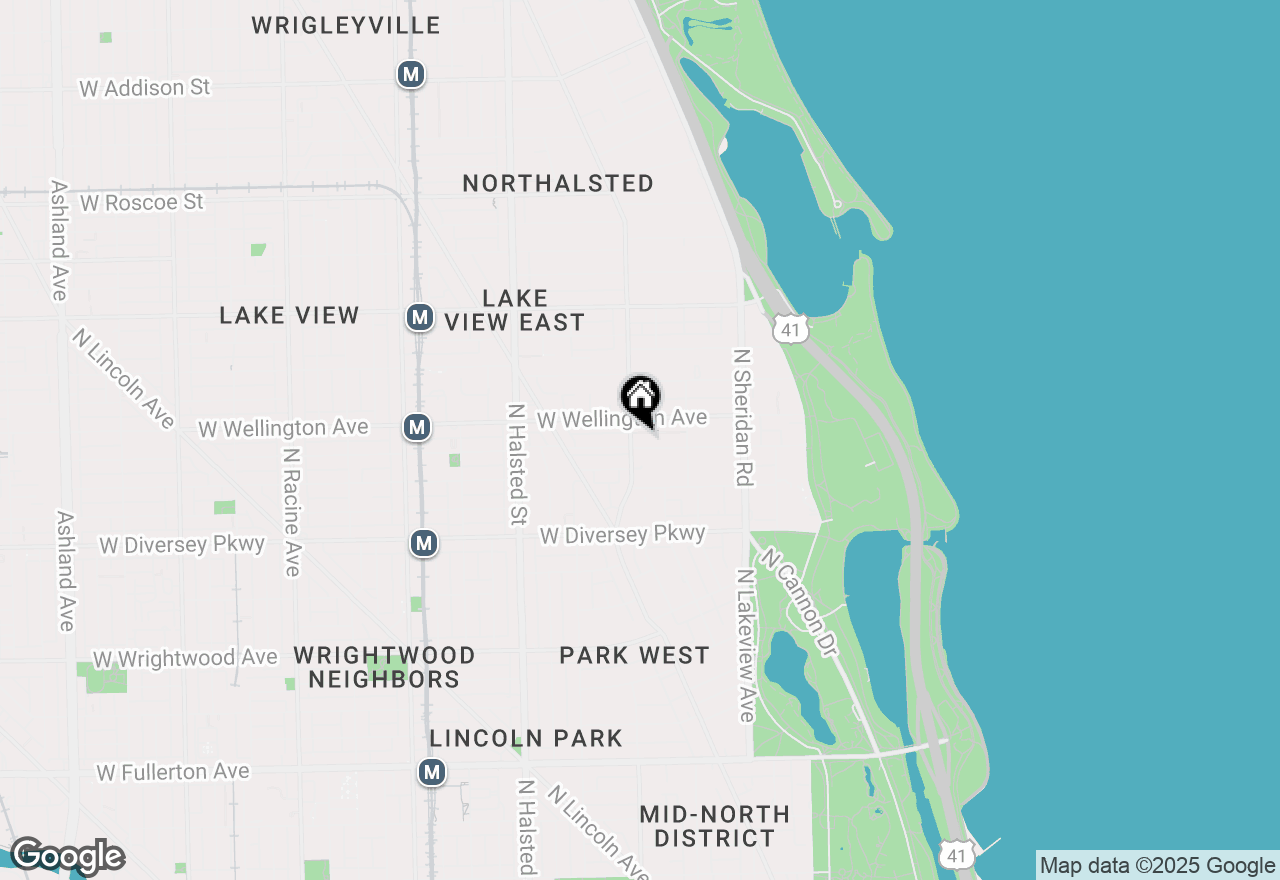 Map of 550 W Oakdale Avenue, Chicago, IL 60657