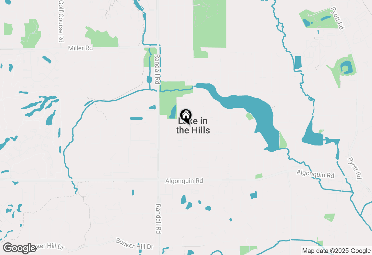 Map of 6 W Acorn Lane, Lake In The Hills, IL 60156