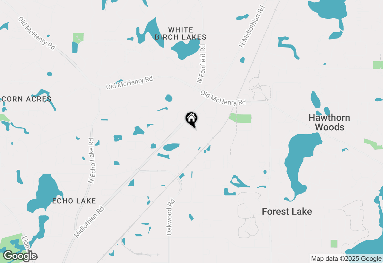 Map of 1054 March Street, Lake Zurich, IL 60047