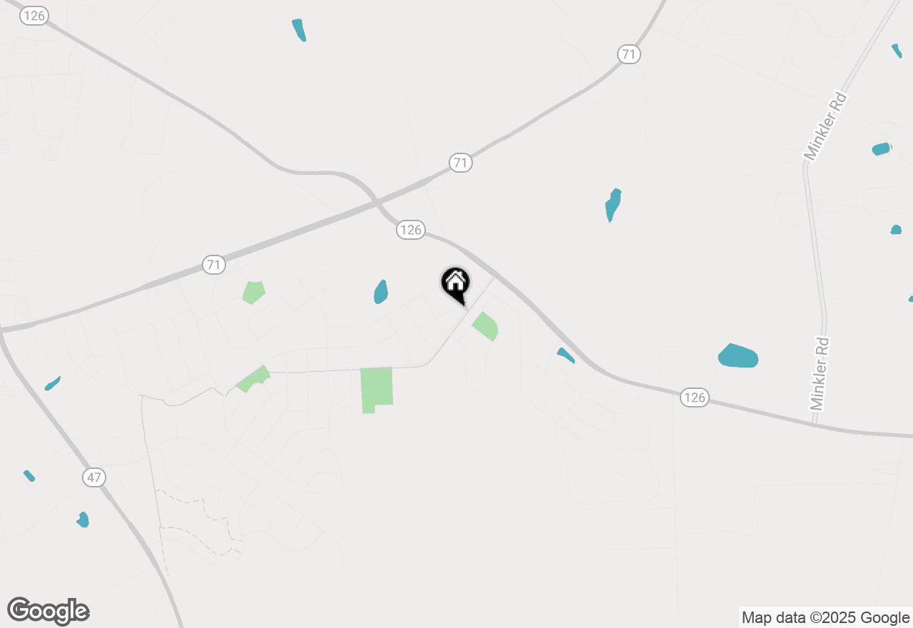 Map of 1064 Canary Avenue, Yorkville, IL 60560