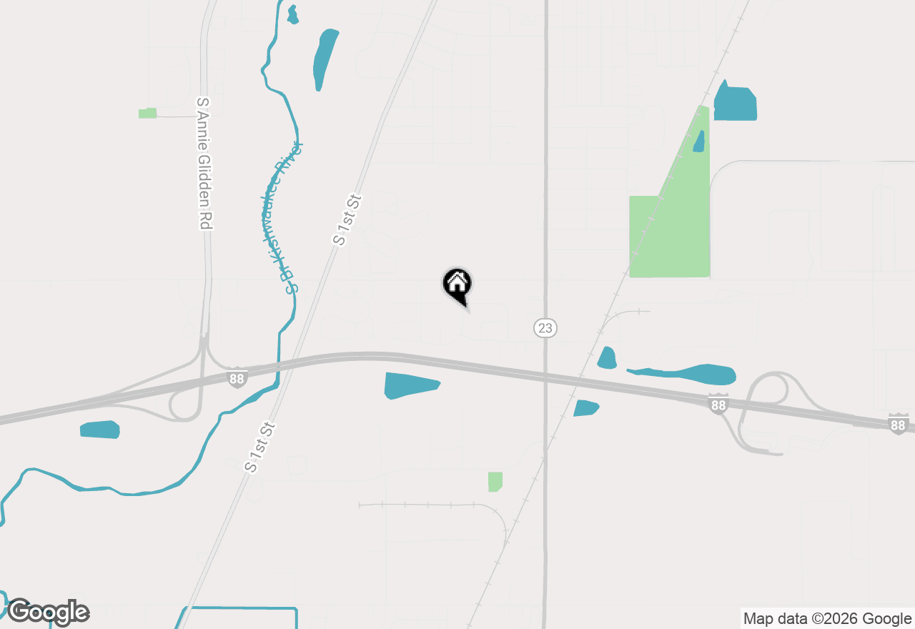 Map of 2133 Patriot Drive, Dekalb, IL 60115