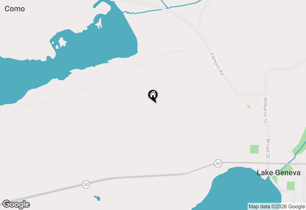 Map of N2957 Marshall Ln, Lake Geneva, WI 53147