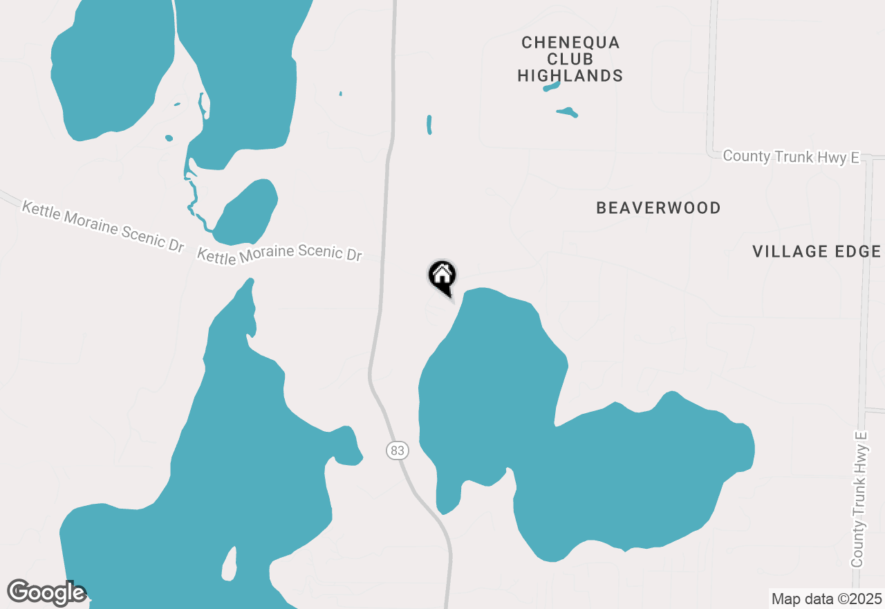 Map of W312N6422 Beaver Lake Rd, Hartland, WI 53029