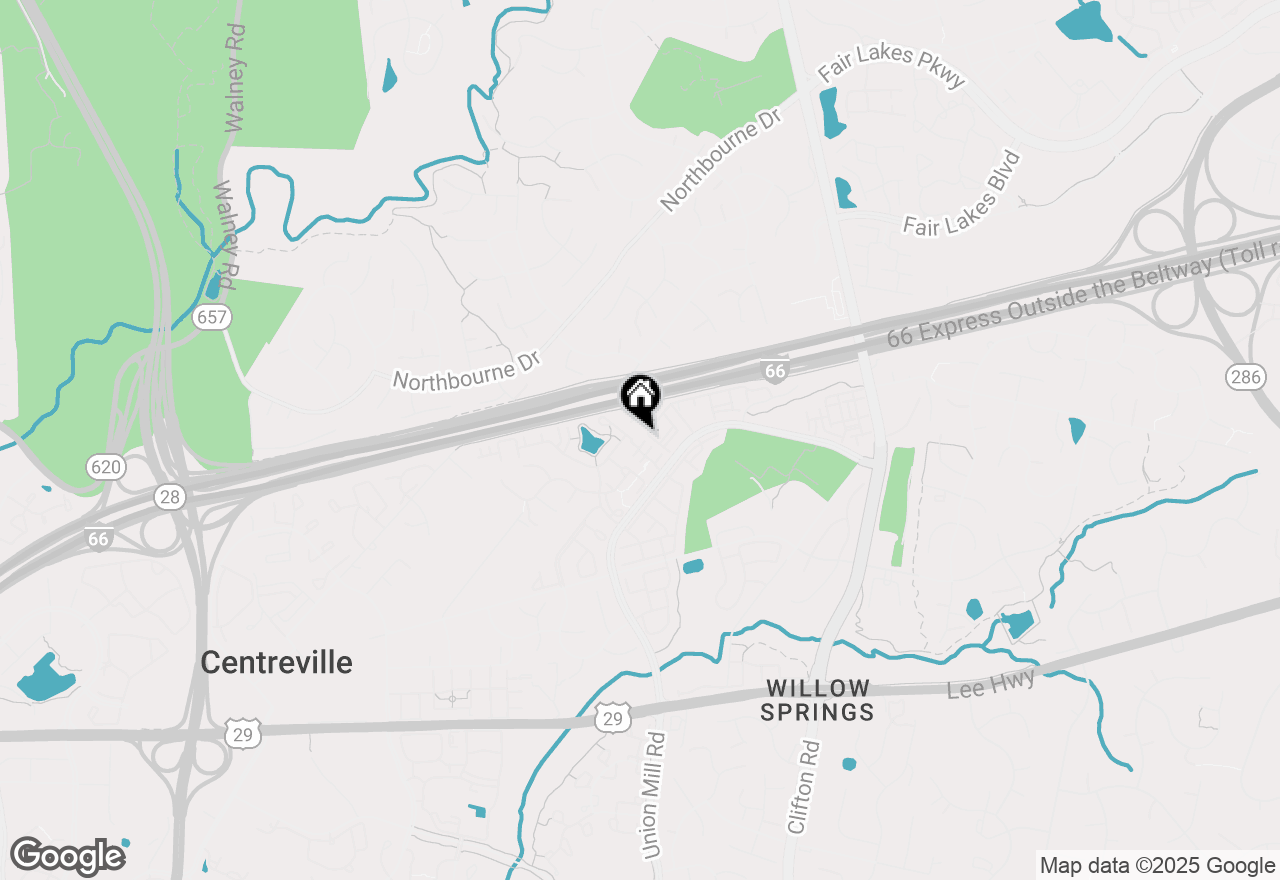 Map of 13542 Stargazer Terrace, Centreville, VA 20120