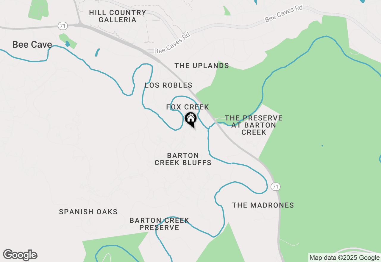 Map of 4501 Spanish Oaks Club Blvd #1, Austin, TX 78738