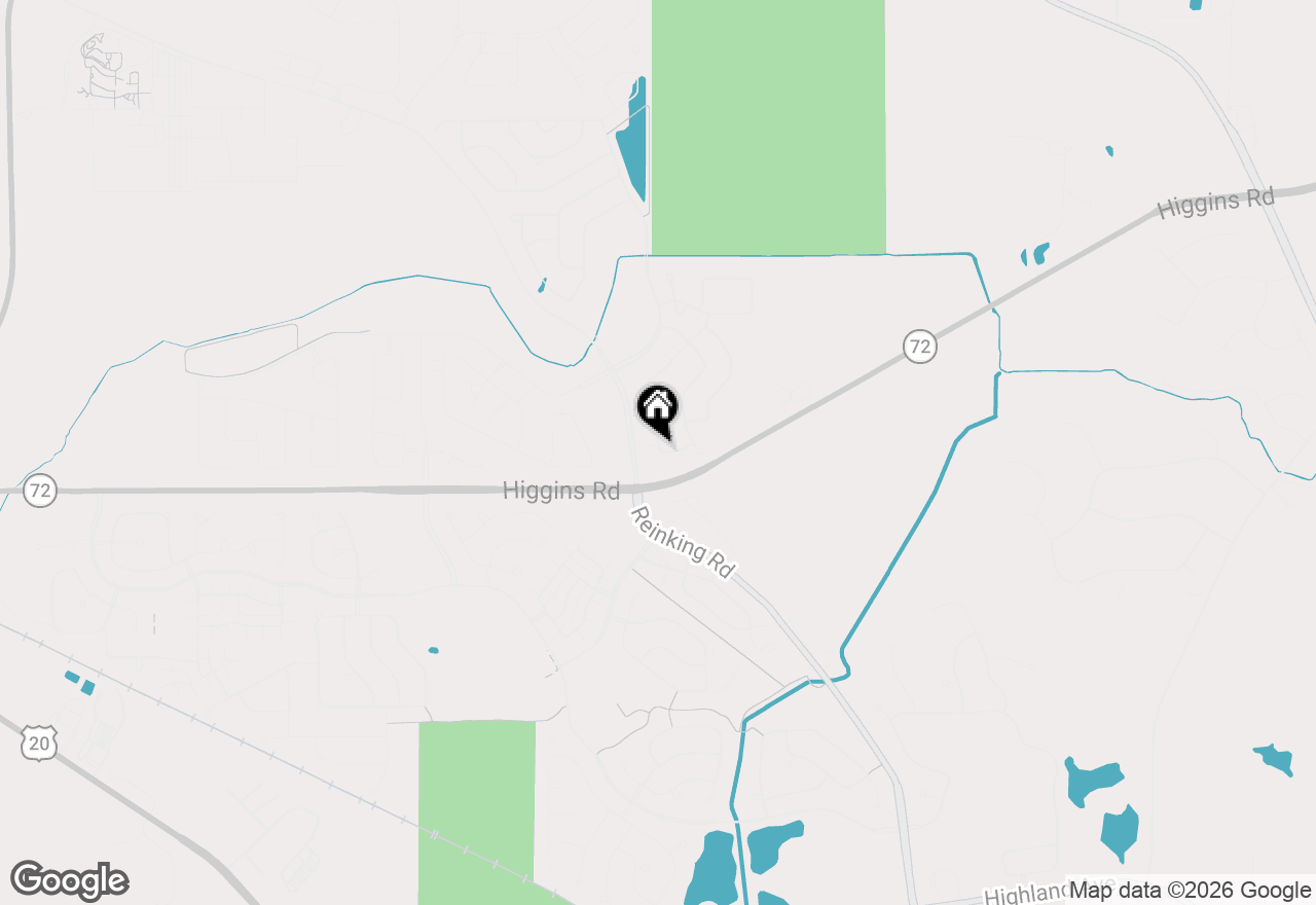 Map of 1564 Hannah Lane, Pingree Grove, IL 60140