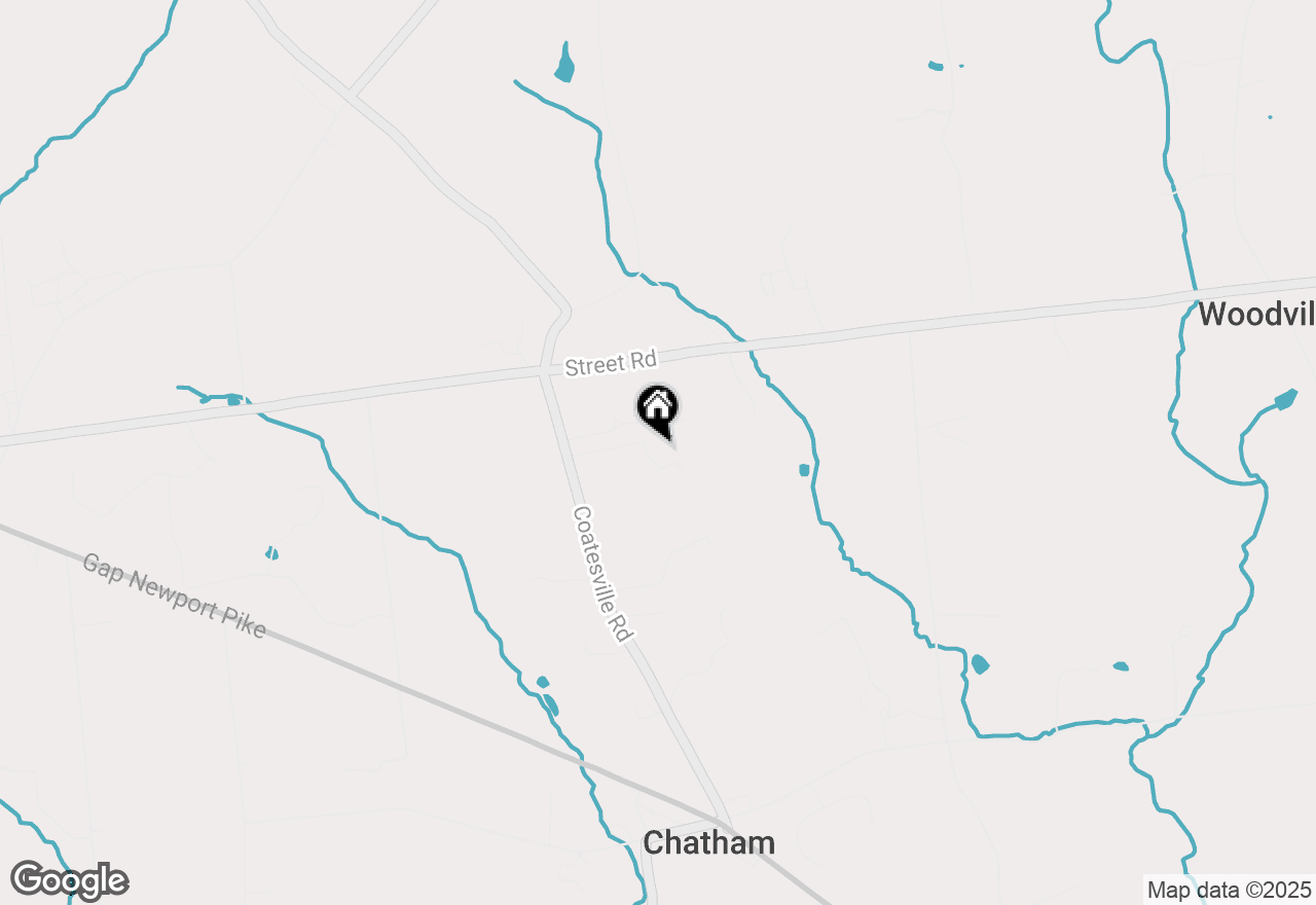 Map of 645 Coatesville Road, West Grove, PA 19390