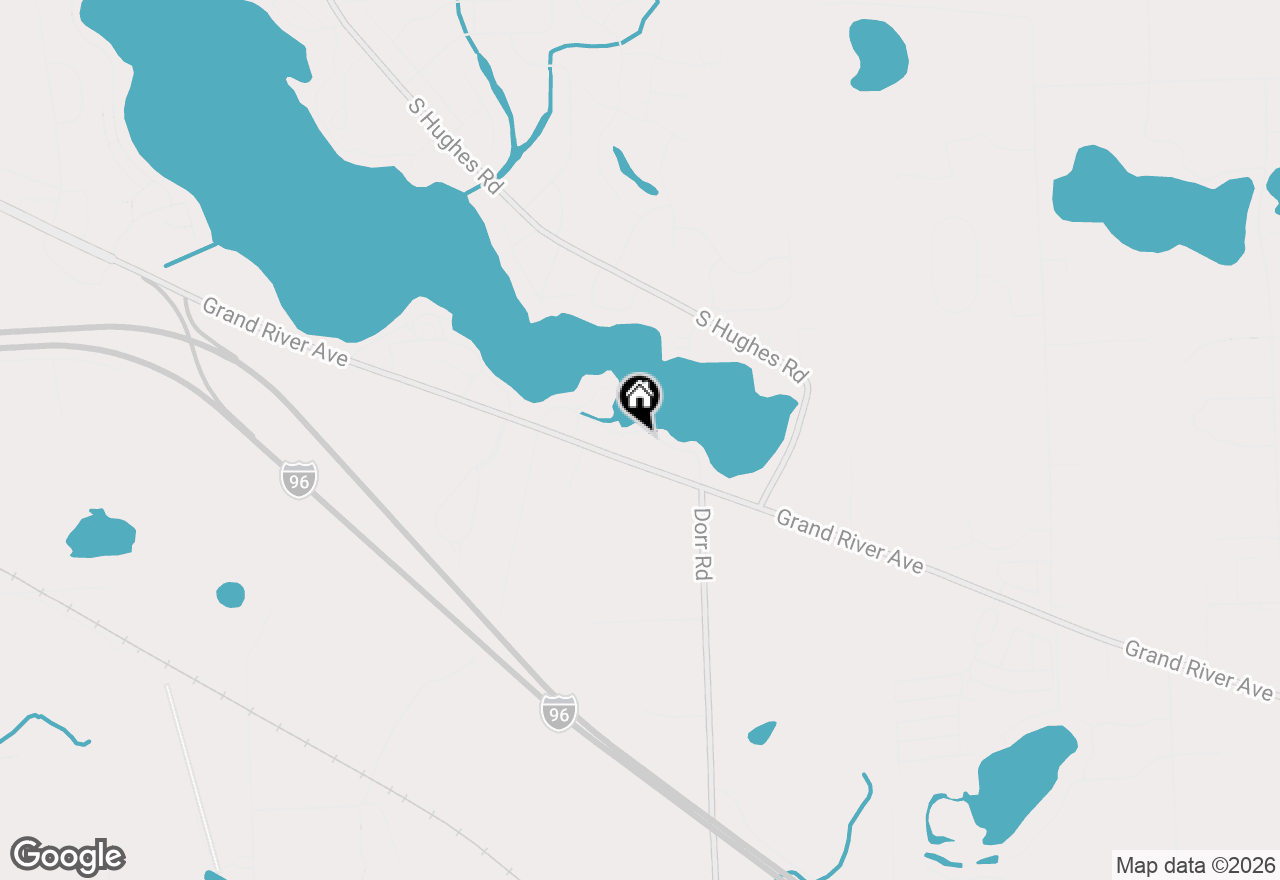 Map of 5832 Glen Echo Drive, Howell, MI 48843