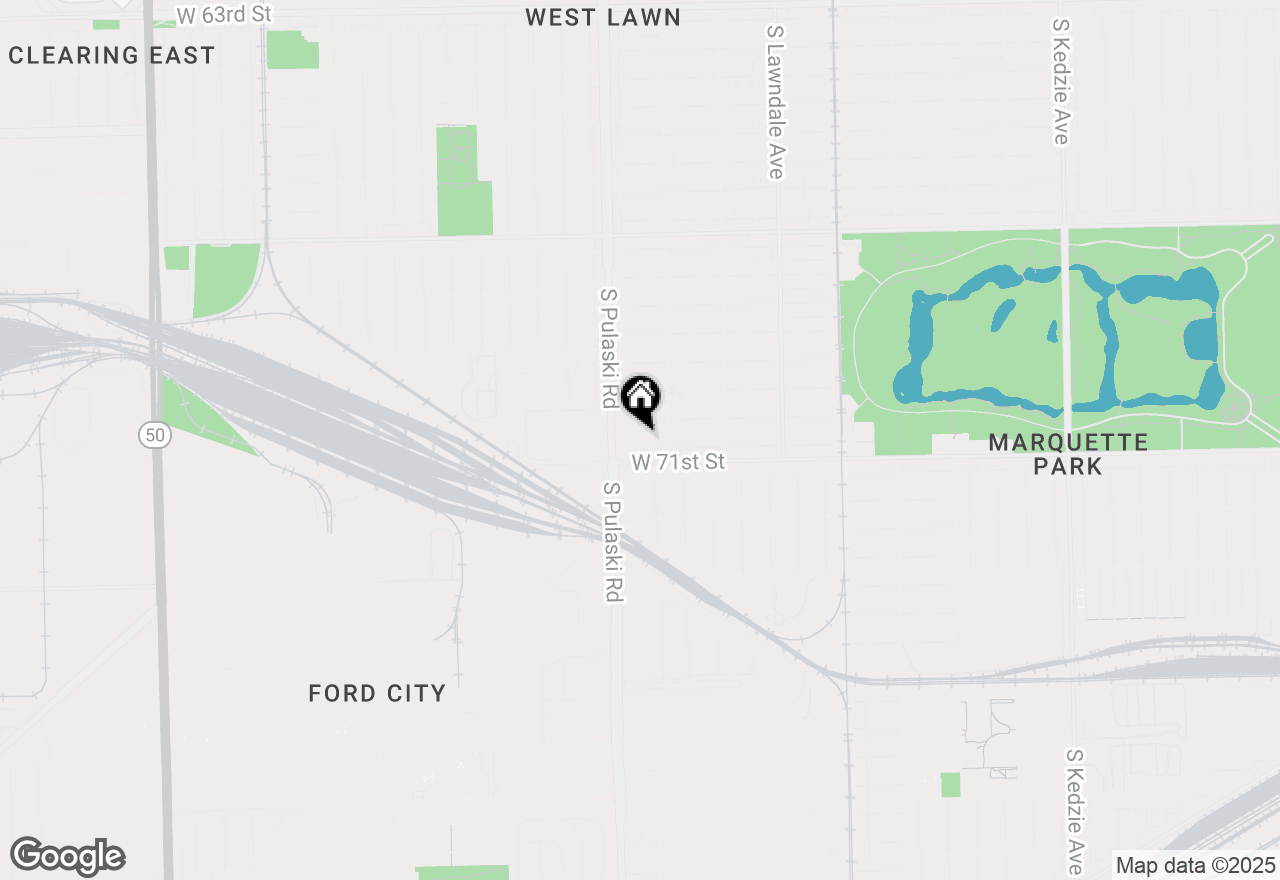 Map of 3929 W 70th Place, Chicago, IL 60629