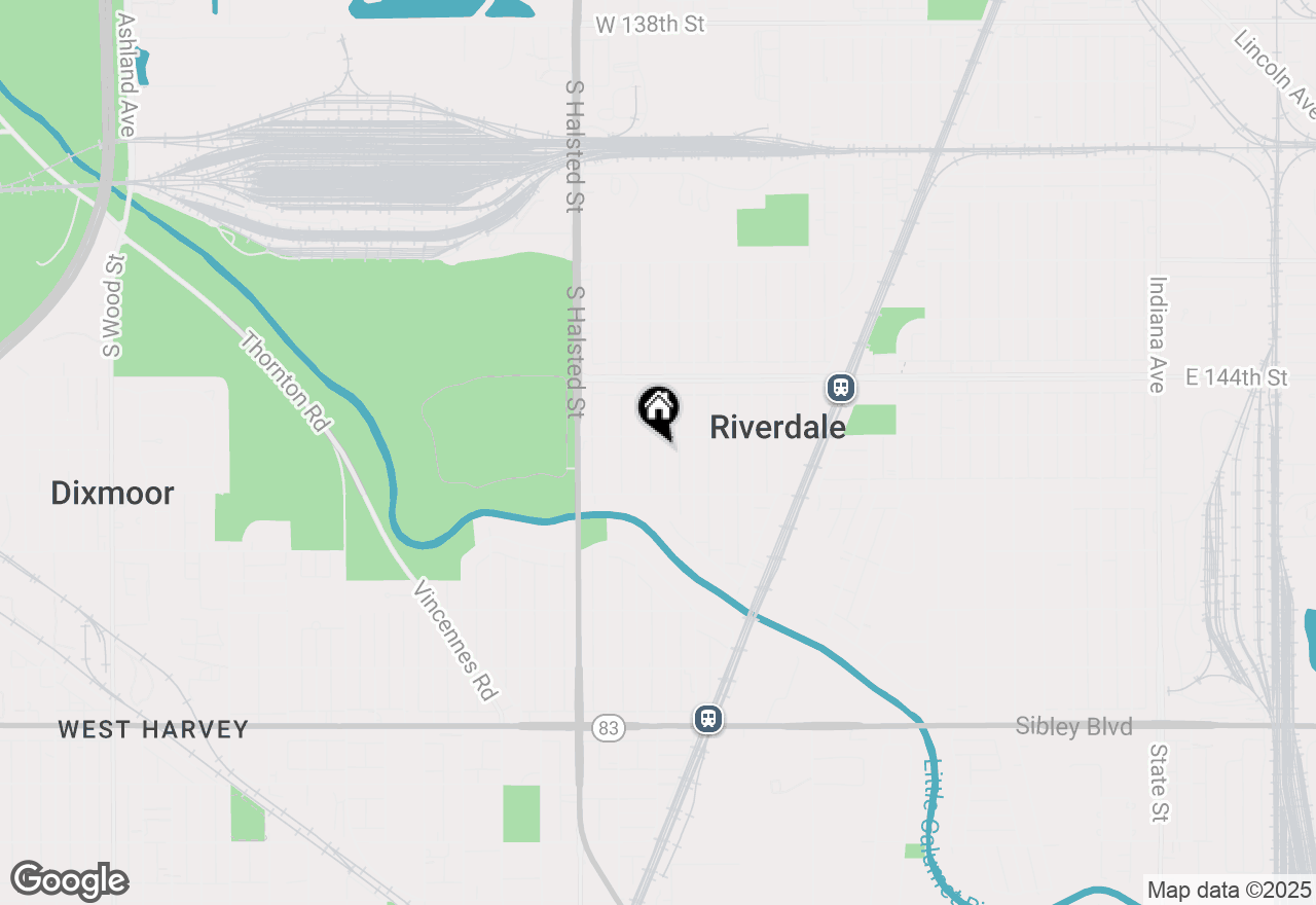 Map of 14508 S Lowe Avenue, Riverdale, IL 60827