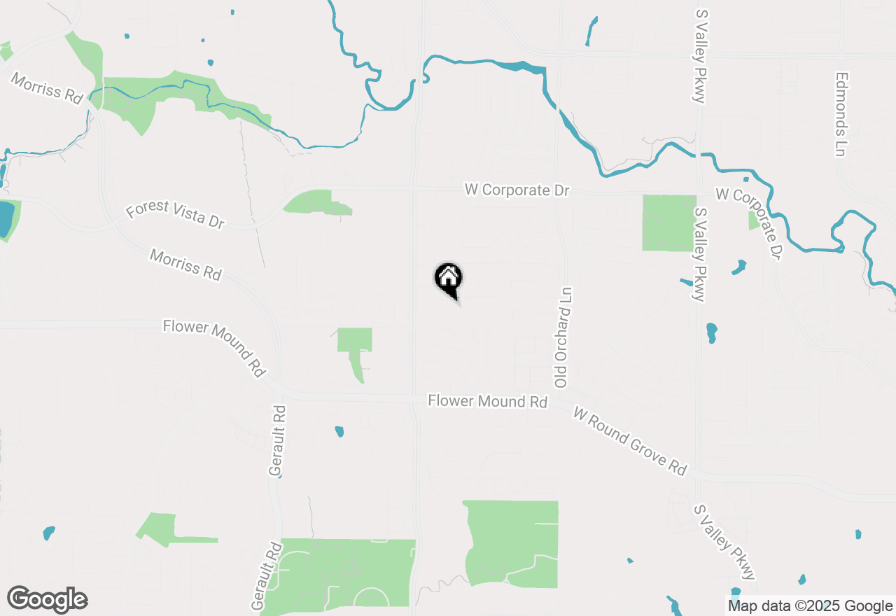 Map of 2116 Wentworth Drive, Flower Mound, TX 75028