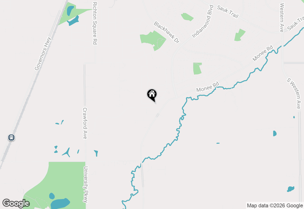 Map of 483 Talala Street, Park Forest, IL 60466