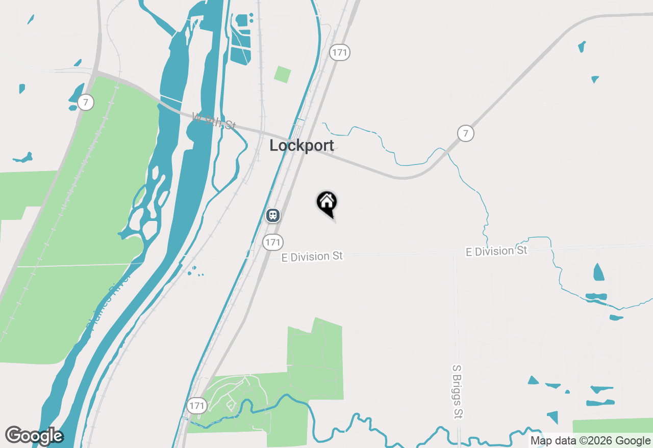Map of 316 E 13th Street, Lockport, IL 60441