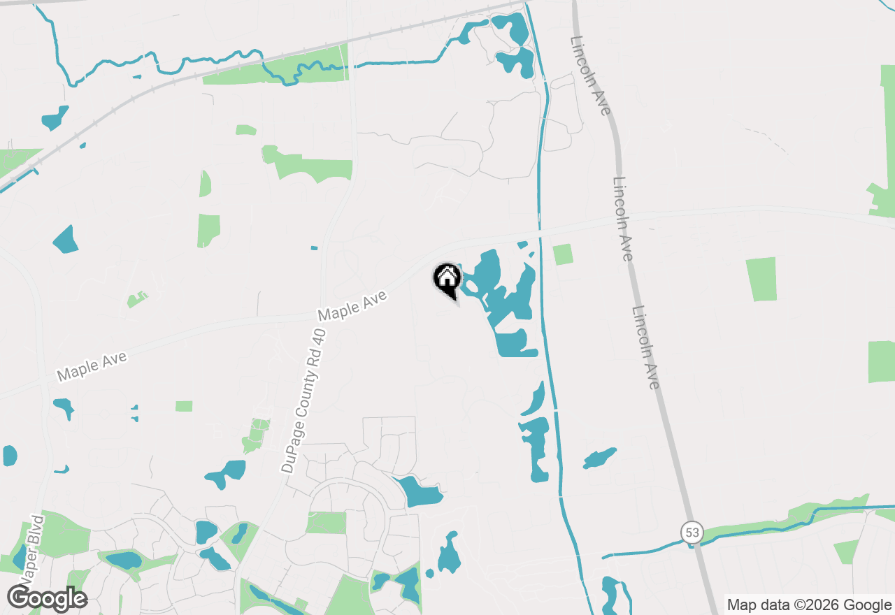 Map of 5700 Hillcrest Lane #PH, Lisle, IL 60532