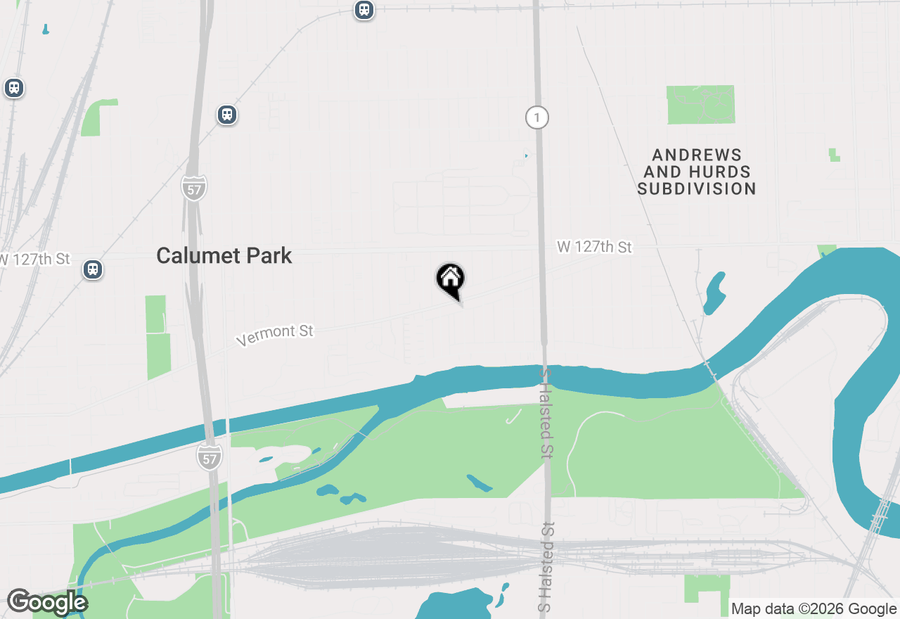 Map of 1021 W Vermont Avenue, Chicago, IL 60827