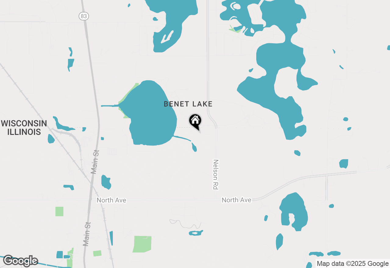 Map of 107 Bridgewood Drive, Antioch, IL 60002