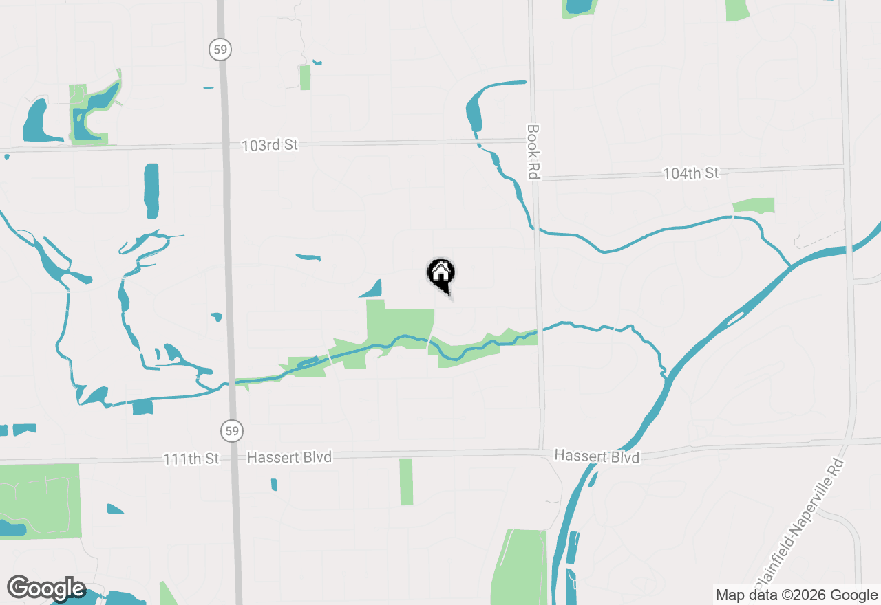 Map of 2231 Snow Creek Road, Naperville, IL 60564