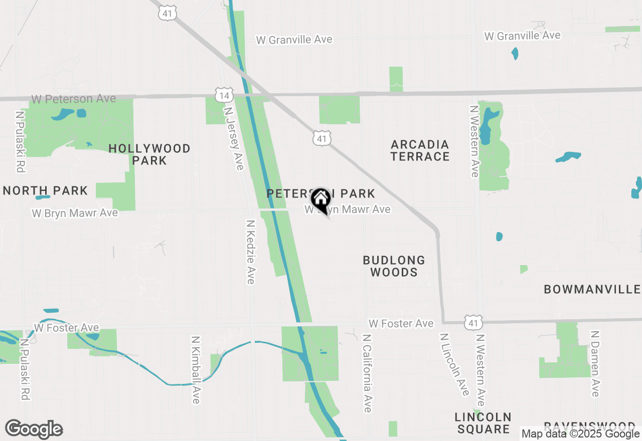 Map of 2930 W Gregory Street, Chicago, IL 60625