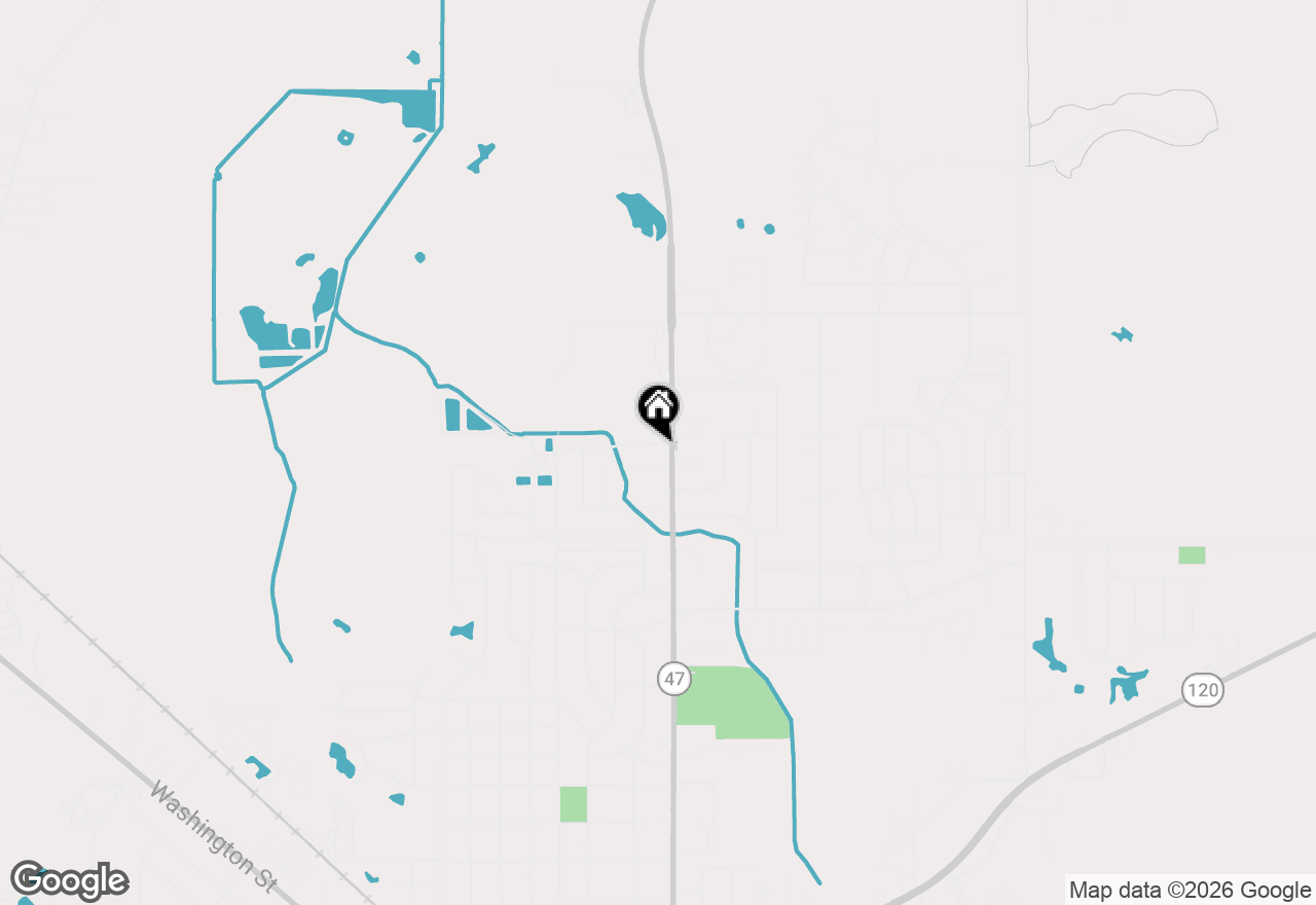 Map of 124 E Melody Lane, Woodstock, IL 60098