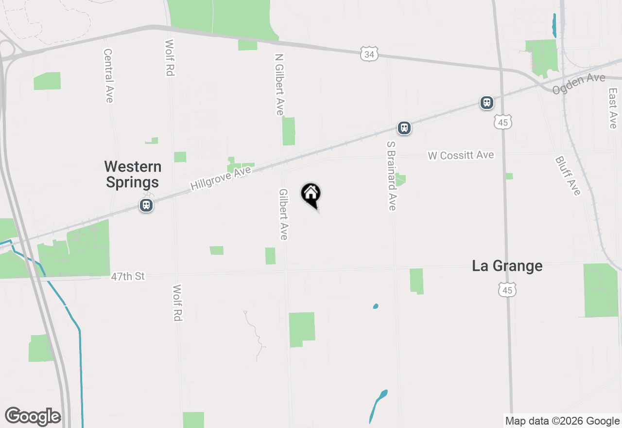 Map of 1300 W Maple Avenue, La Grange, IL 60525