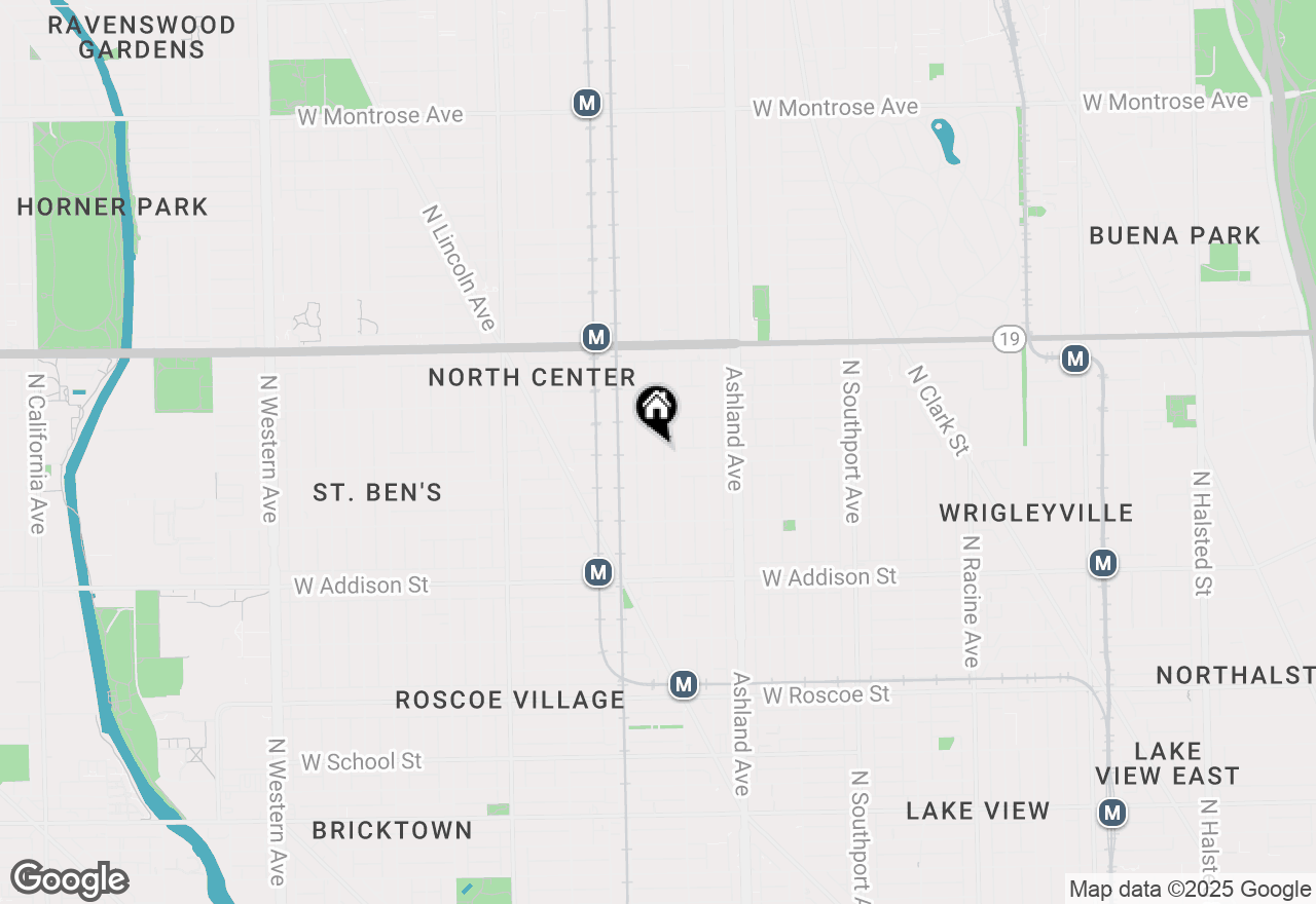 Map of 3809 N Hermitage Avenue, Chicago, IL 60613