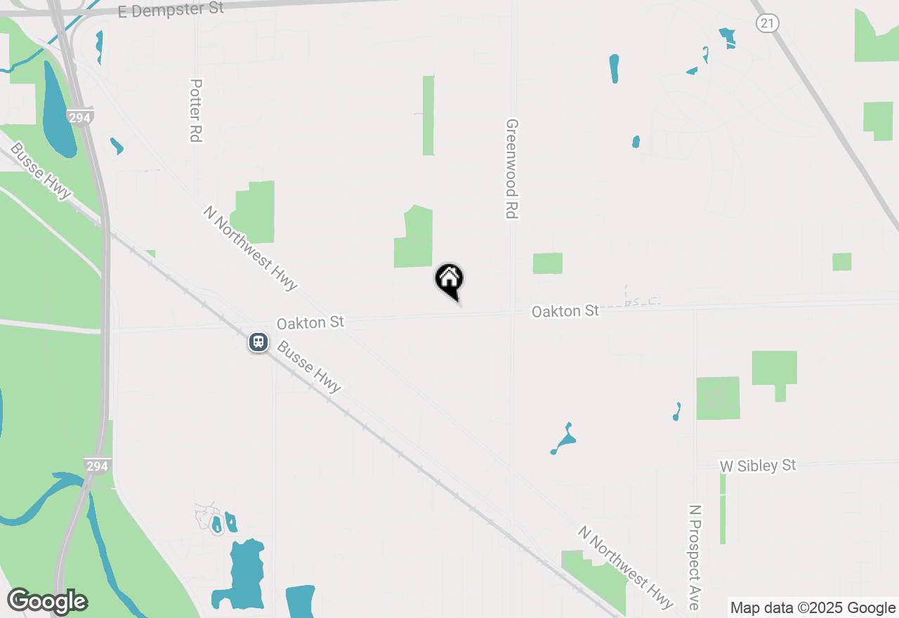 Map of 1420 Oakton Street, Park Ridge, IL 60068