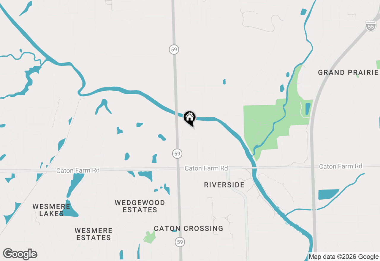 Map of 2710 Old Woods Trail, Plainfield, IL 60586