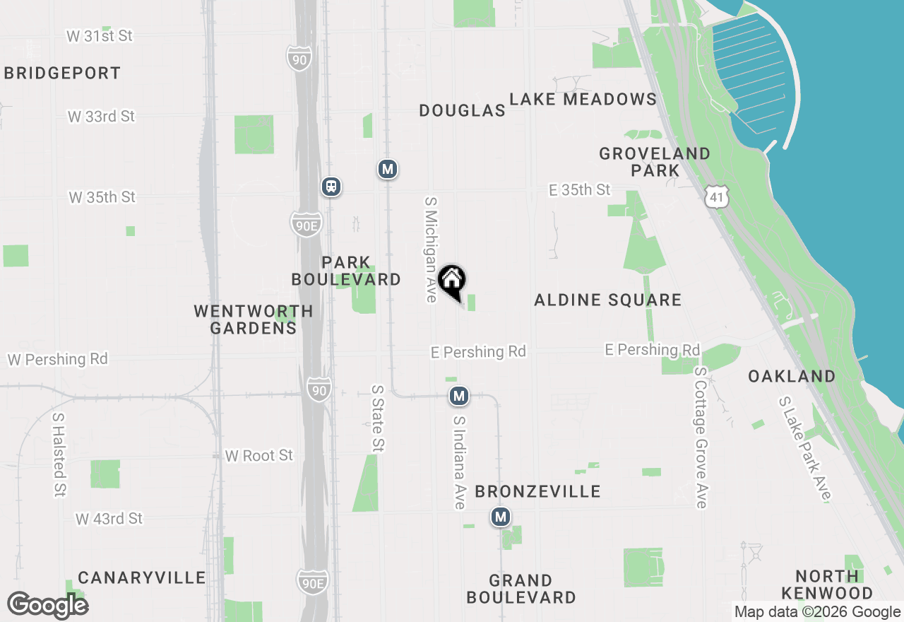 Map of 3762 S Indiana Avenue, Chicago, IL 60653