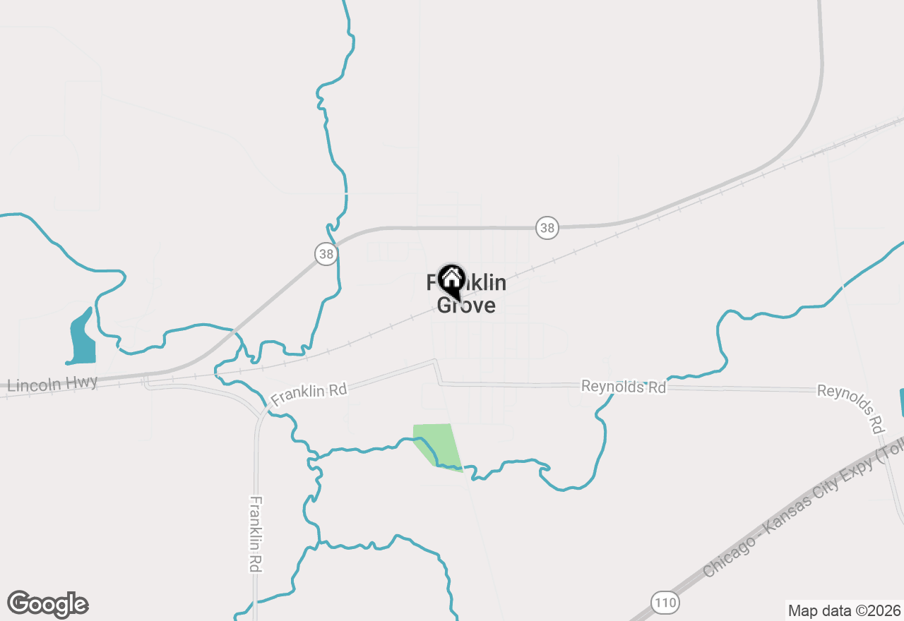 Map of 113 N Spring Street, Franklin Grove, IL 61031