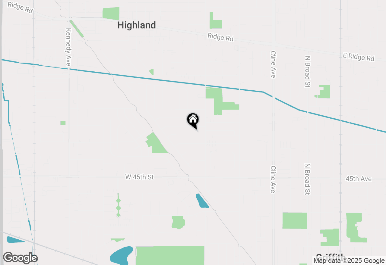 Map of 3513 42nd Place, Highland, IN 46322