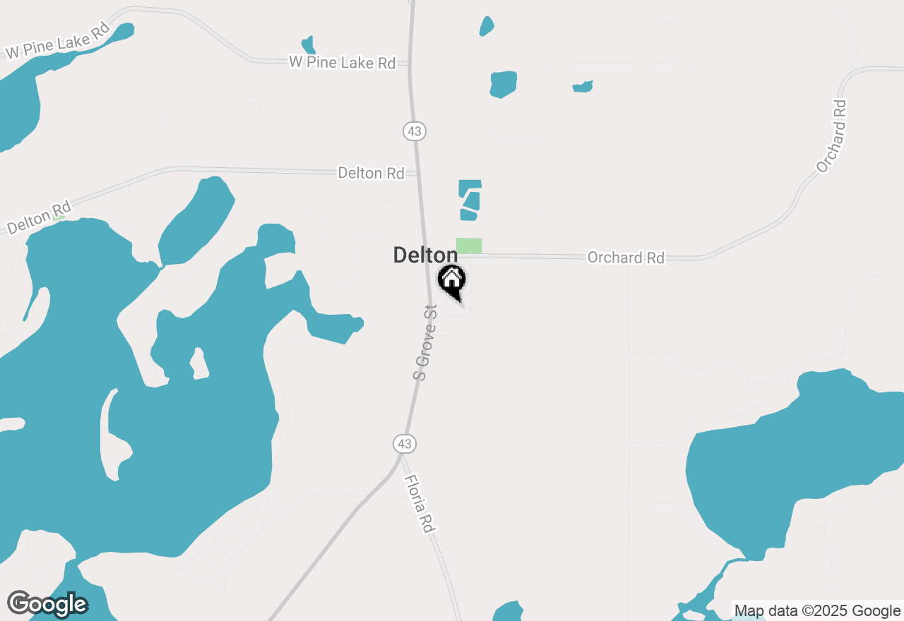 Map of 135 Mill Street, Delton, MI 49046