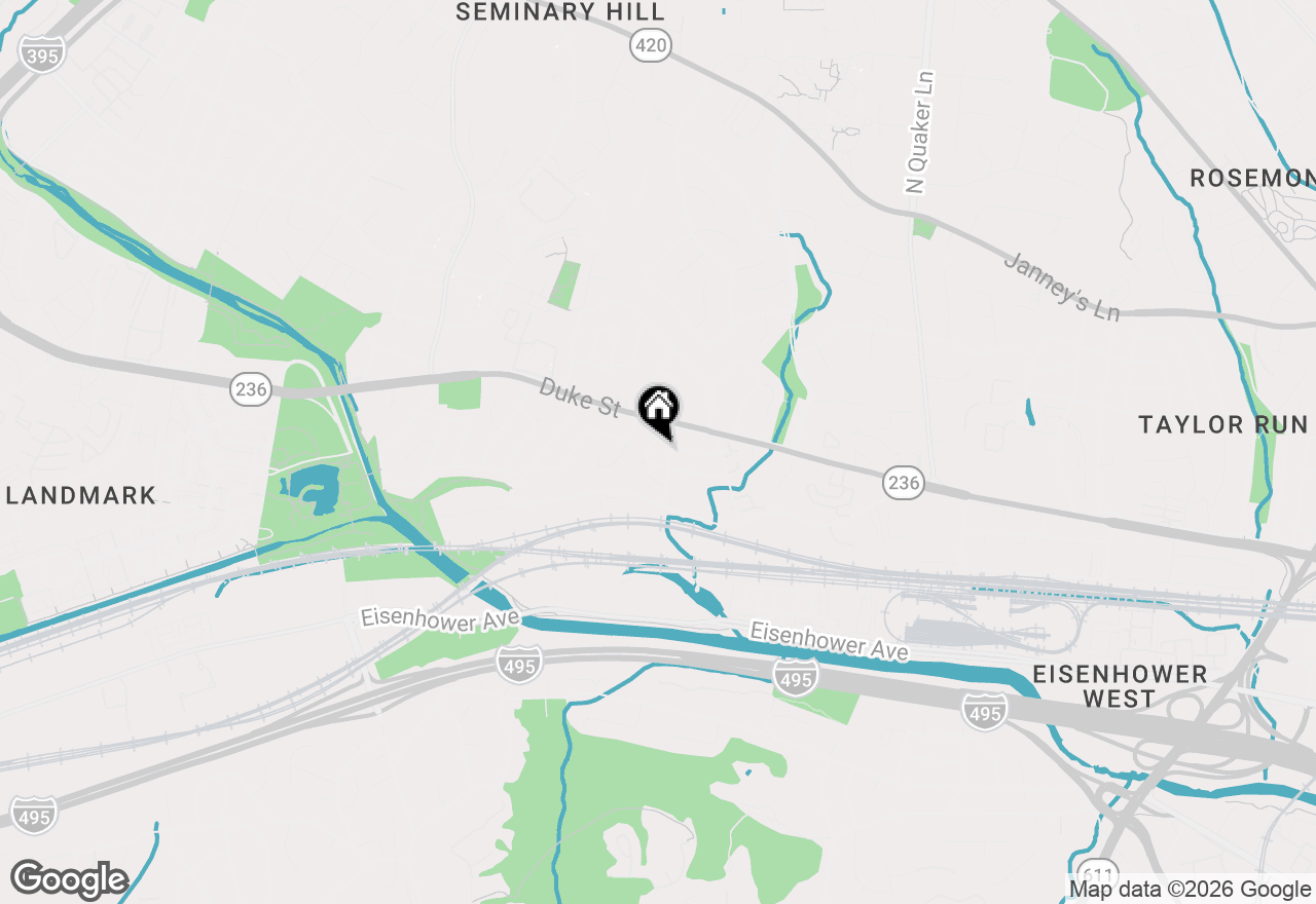Map of 23 S Floyd Street, Alexandria, VA 22304