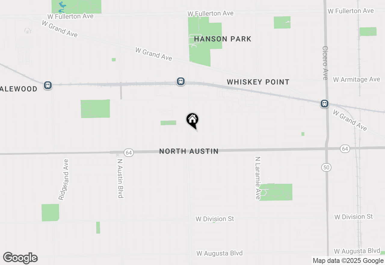 Map of 1701 N Central Avenue, Chicago, IL 60639