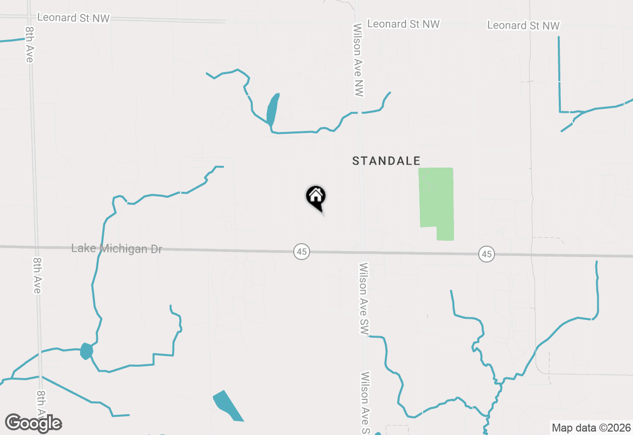 Map of 515 Nw Ferndale Avenue, Walker, MI 49534