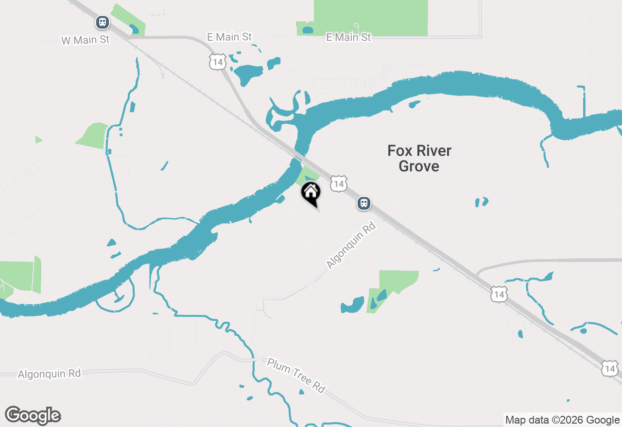 Map of 103 Grove Avenue, Fox River Grove, IL 60021