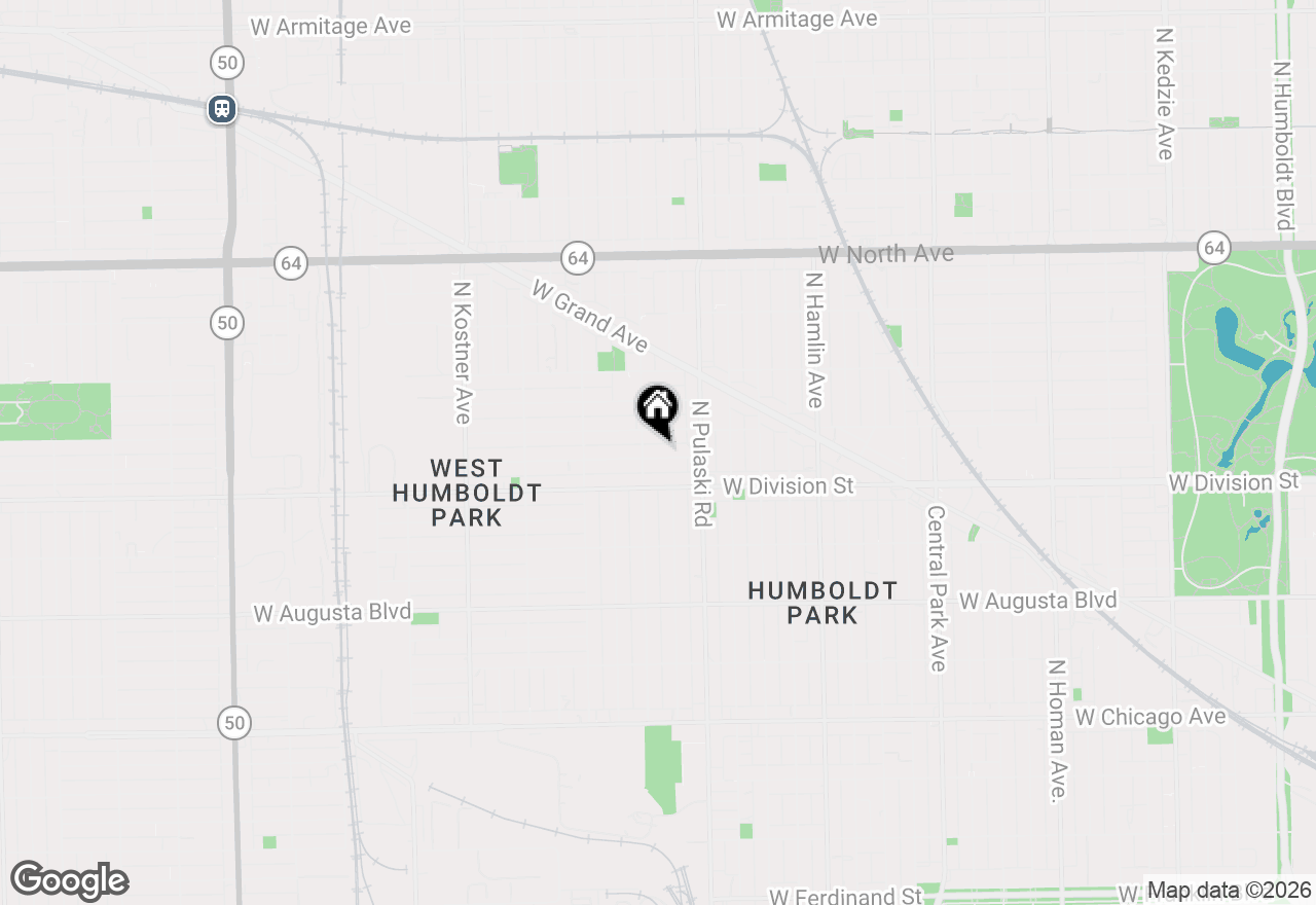 Map of 4044 W Crystal Street, Chicago, IL 60651